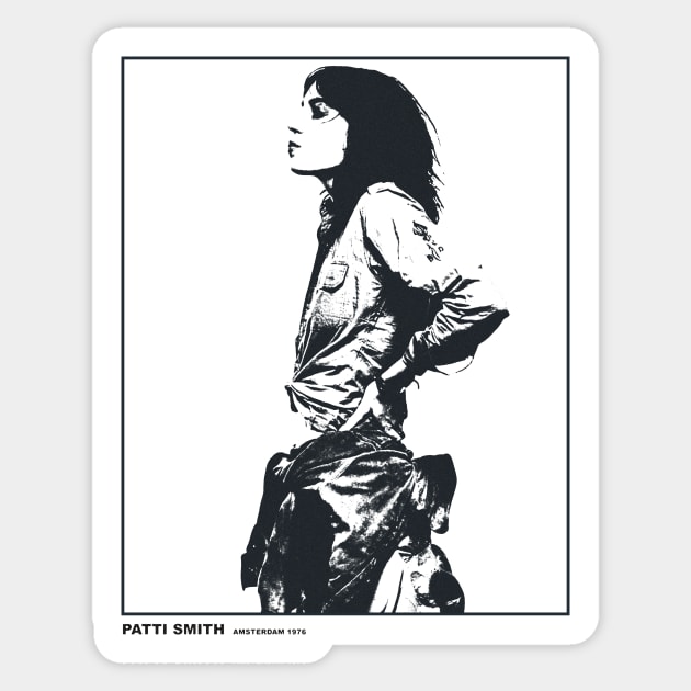 Patti Smith Vintage Sticker by louisaurus